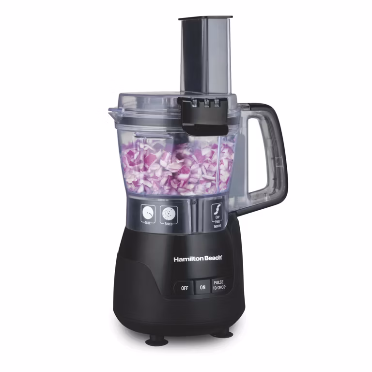 Amazon: Hamilton Beach 70510 Procesador De Alimentos Compacto Stack Snap, 4 Tazas, Negro
