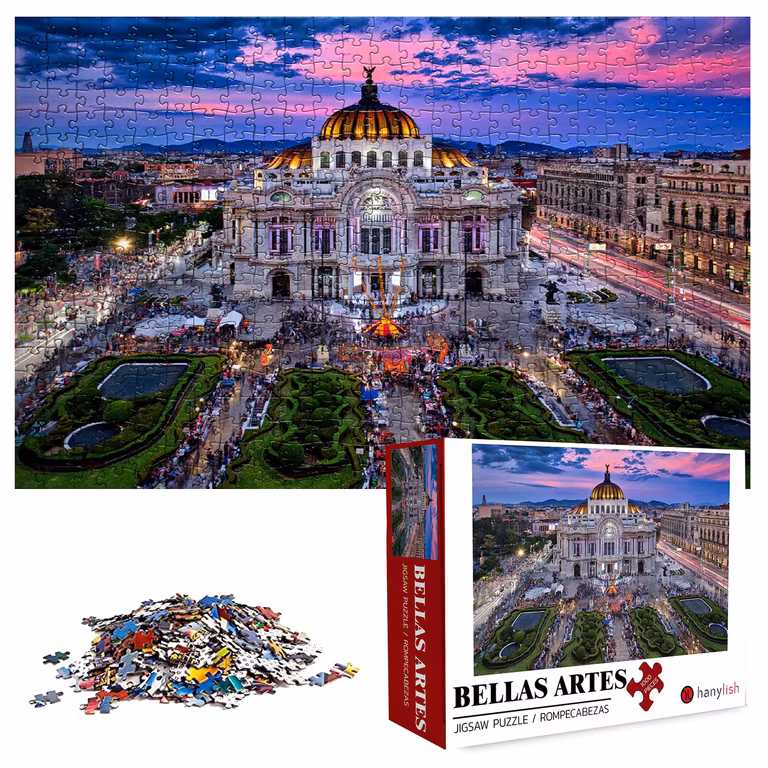 Amazon: hanylish Rompecabezas 1000 Piezas de Bellas Artes, Calidad Premium, Adorno de Interiores, 70 x 50 cm