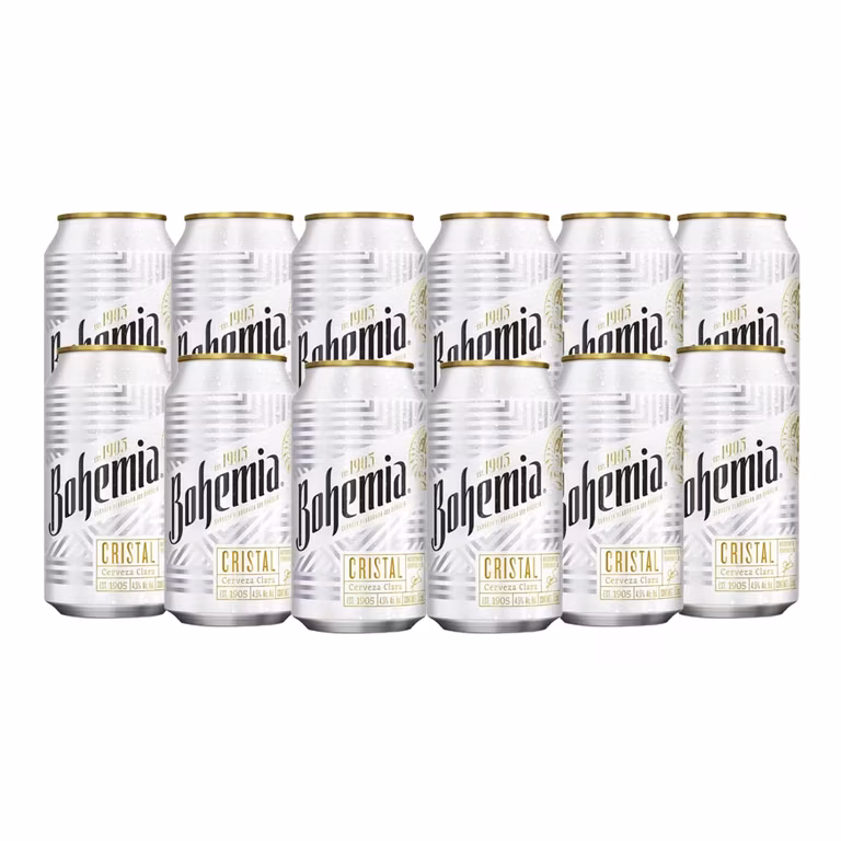 Amazon: Heineken, Cerveza Bohemia Cristal 24 Latas De 355Ml