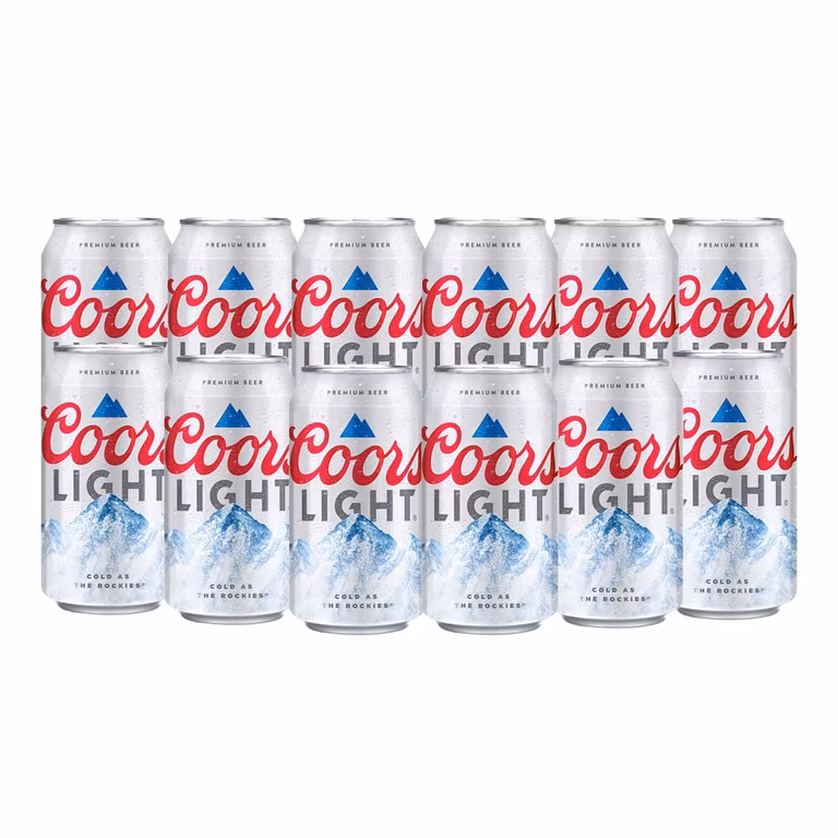 Amazon: Heineken, Cerveza Coors Light 24 Latas De 355Ml. -Prime Day