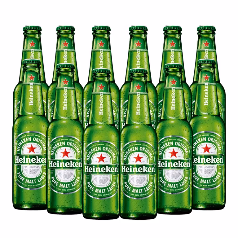 AMAZON: Heineken Cerveza Lager Rubia Pack 24 Botellas 355ml