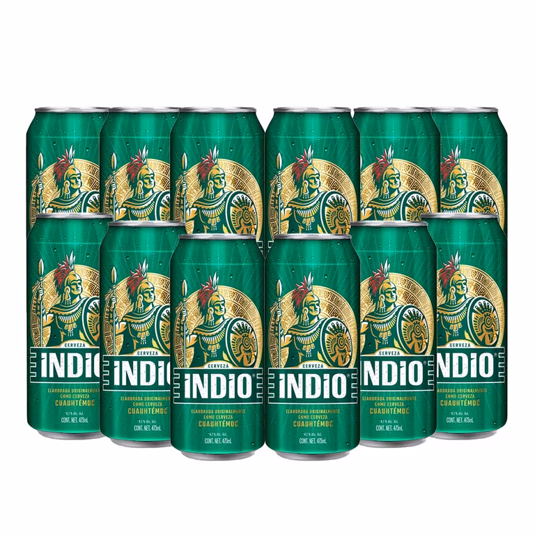 AMAZON: Heineken Indio Cerveza Oscura Lager Vienna 24 Latas de 473ml (Miembros Prime)