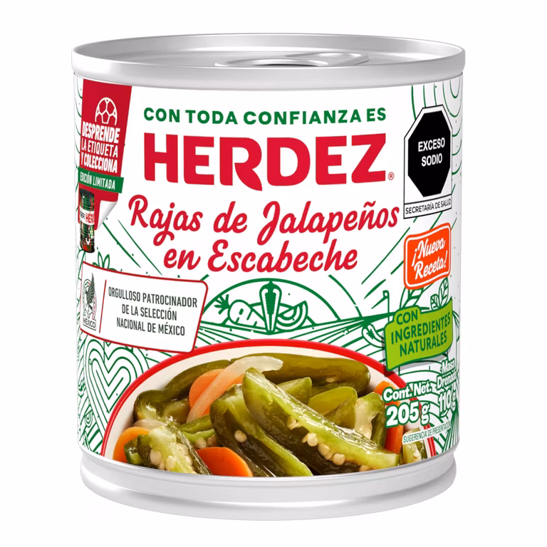Amazon: Herdez Chiles Jalapeños Rajas 205 g