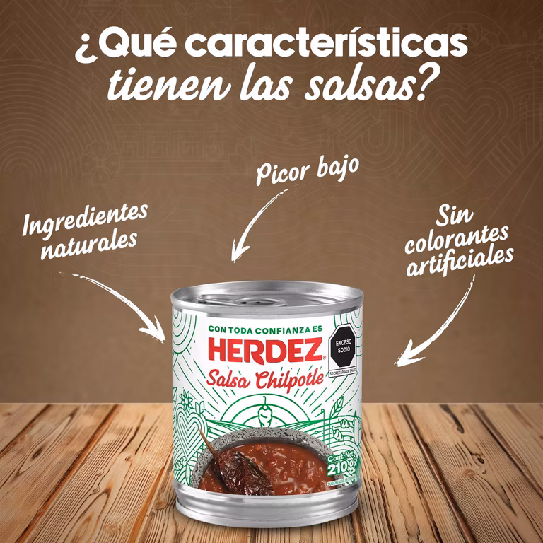 AMAZON: Herdez Salsa Chipotle, 210 gramos