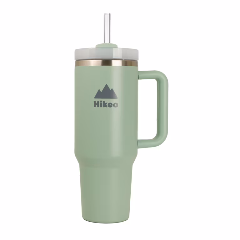 Amazon: Hikeo Termo para Agua y Café 1.2 L Acero Inoxidable Antiderrames con Popote
