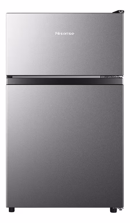 Amazon: Hisense RT31D6AGX1- Frigobar,3.1 pies cúbicos, Congelador independiente, Termostato ajustable.