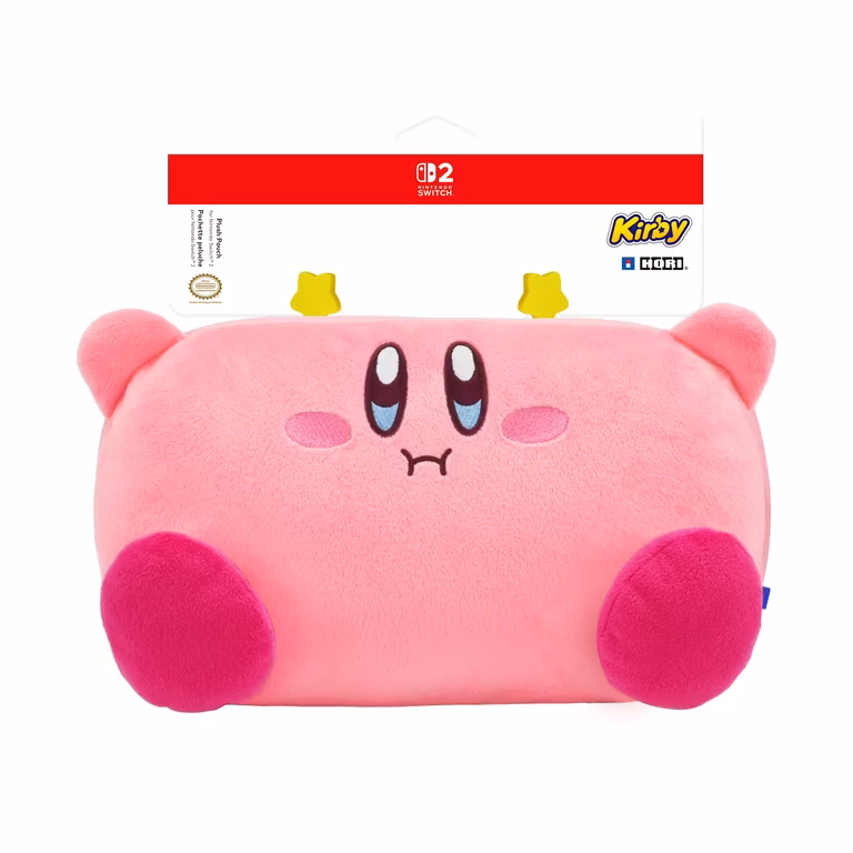 Amazon: HORI Plush Pouch (Kirby) for Nintendo Switch 2