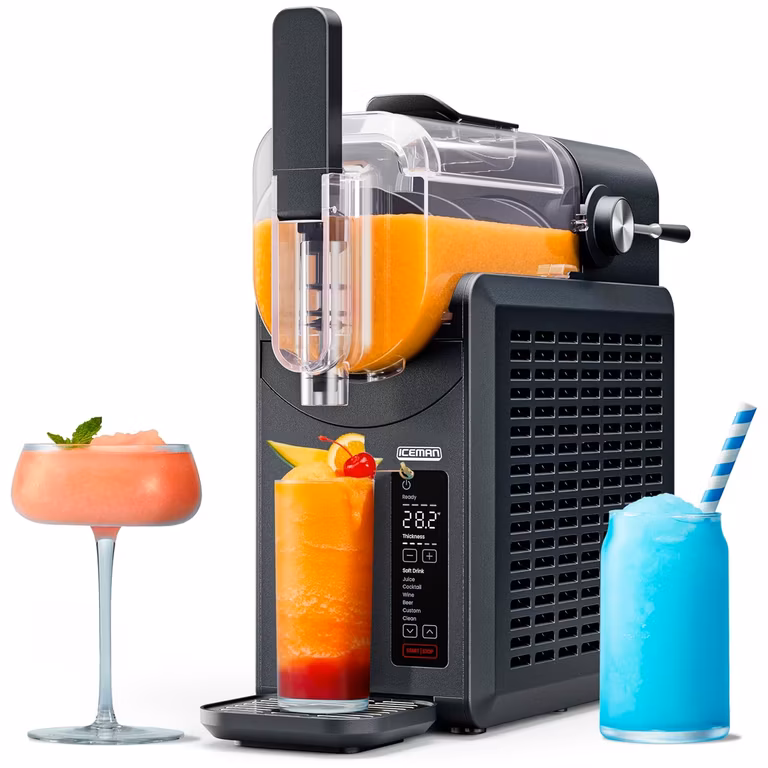 Amazon: ICEMAN Slush-Ease – Máquina de Aguanieve y Bebidas Congeladas | 5 Modos Preconfigurados, Ideal para Margaritas, Frapés y Más