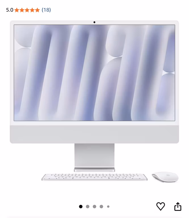 Amazon: iMac 24” Chip M4 16 de ram