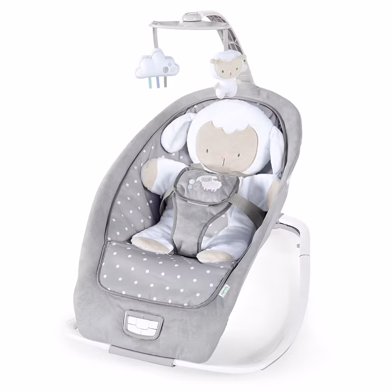 Amazon: Ingenuity Asiento Mecedor de Felpa Plegable para Bebés