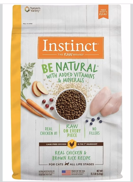 Amazon: Instinct Be Natural Alimento para Gatos, Receta de Pollo 6kg