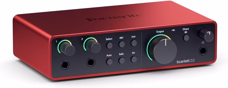 Amazon: Interfaz Focusrite Scarlett 2i2 4ª Generación
