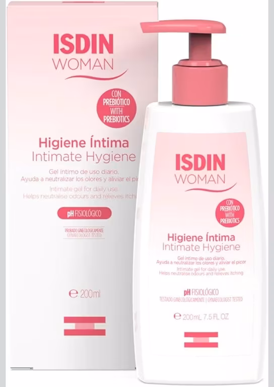 Amazon: ISDIN Woman Higiene Intima, Gel de baño higiene íntima de uso diario |||| Shampoo pa' la florecita