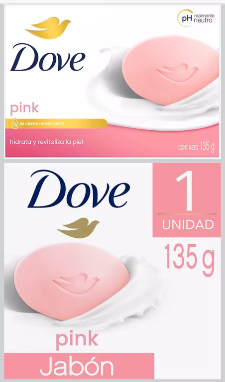 Amazon: Jabon Dove de 135 g con Planea y ahorra comprando 10 quedan a $21.70