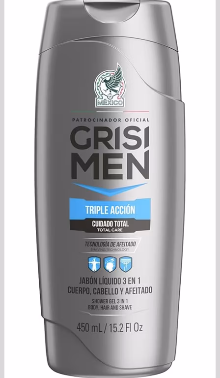 Amazon Jabón liquidopara cuerpo y cabello triple acción 450ml