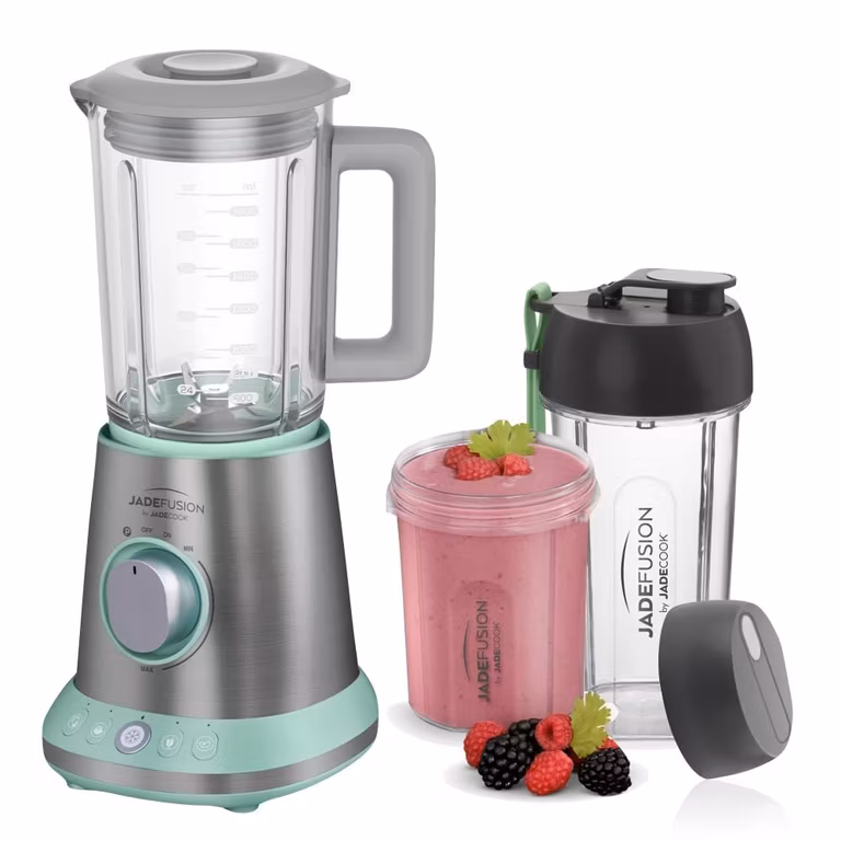 Amazon: JadeCook Licuadora Procesador de Alimentos Jade Fusion de 8 Piezas