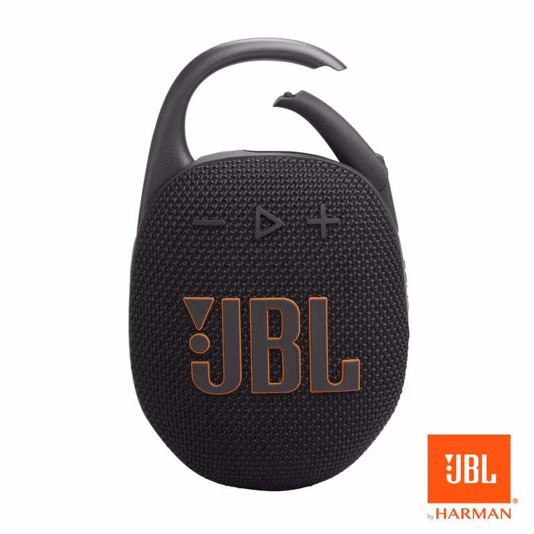 AMAZON: JBL Clip 5 Bocina Portátil Bluetooth, 7W de Potencia, Reproducción 12 Horas, Resistente al Agua y al Polvo IP67 - Negro