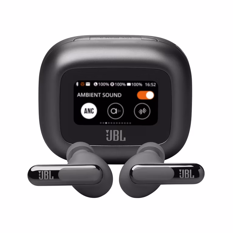 AMAZON: JBL Live Beam 3 Audífonos Inalámbricos NC Bluetooth, Drivers de 10mm, Reproducción 48 Horas, Pantalla Táctil - Negro