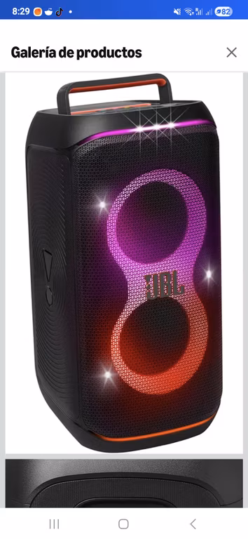 Amazon: JBL Partybox Club 120 Bocina Portátil Efecto Luz LED