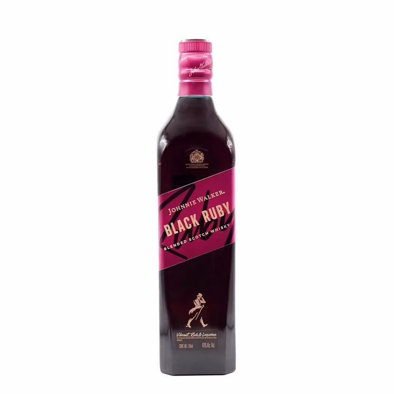 Amazon: Johnnie Walker, Black Ruby 750 ml, Whisky Blended Scotch, Vibrantes Notas Frutales, Sabor Dulce y Suave