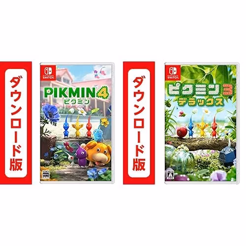 Amazon JP: Pikmin 3 + Pikmin 4 (código para descargar en eShop japo) para Nintendo Switch