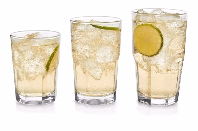 Amazon - Juego de 30 Vasos de Vidrio Stonehenge de 290 ml, 377 ml y 477 ml