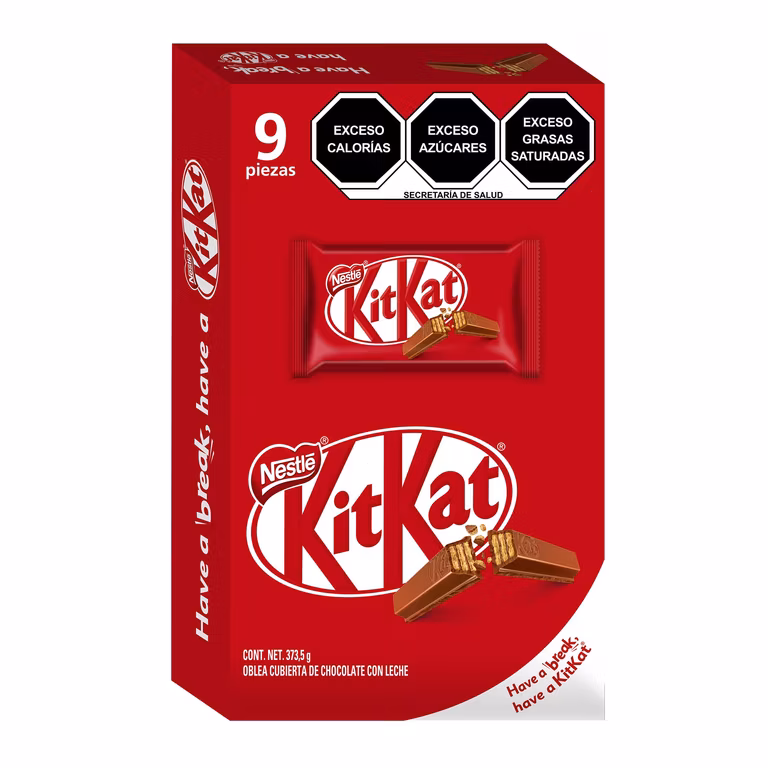 AMAZON: KitKat Milk Caja con 9 Piezas de 41.5g c/u