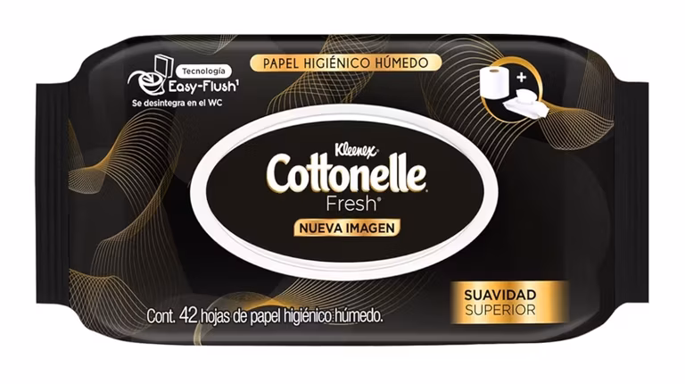 Amazon: 9 Kleenex Cottonelle Fresh Papel Higiénico Húmedo, 42 Hojas (3x2) $217 agregando 9 y 1 puré de Tomate con Planea y Ahorra
