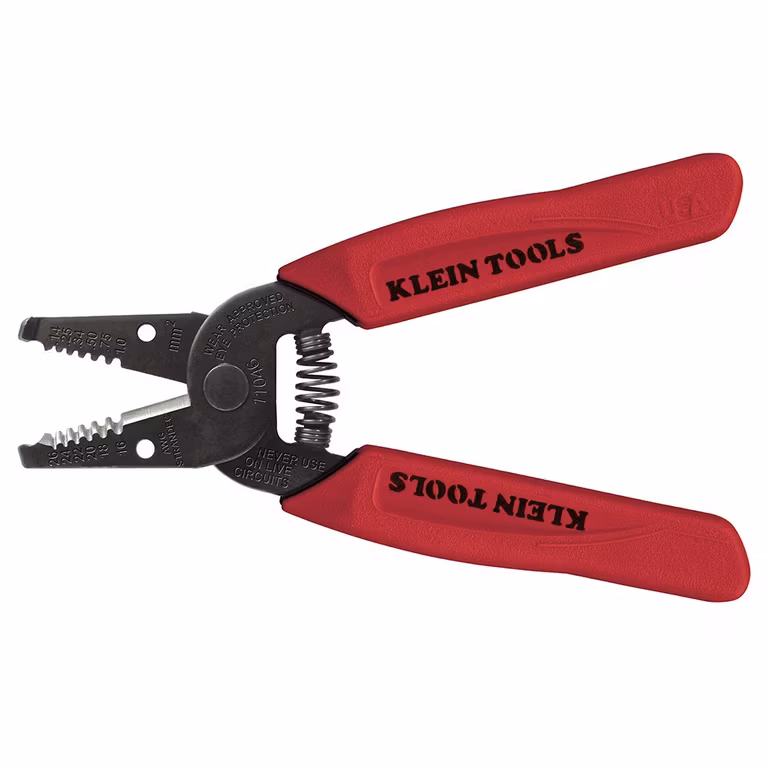 Amazon: Klein Tools 11046 Pelacables/cortacables para cable trenzado de 16-26 AWG
