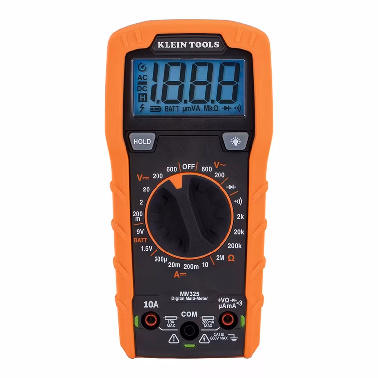 Amazon: KLEIN TOOLS MM325, Multímetro Digital, 600 V, Rango Manual , CAT III