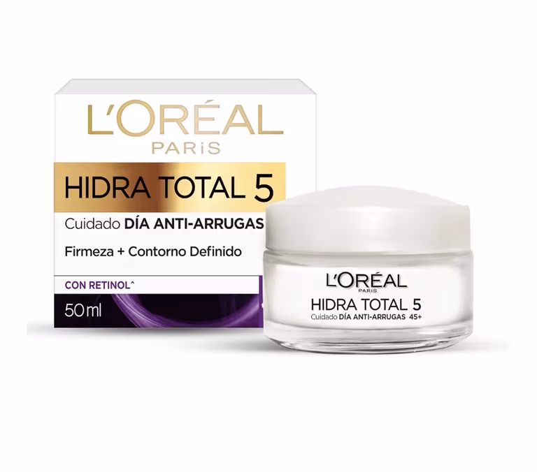 Amazon: L'Oreal Paris, Crema De Día Anti Arrugas Hidra Total 5 Con Retinol, 50Ml
