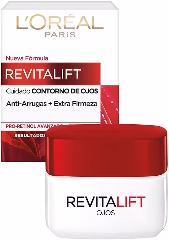Amazon: L'Oreal París Crema de Ojos Revitalift al 4x2 ($128 c/u) | $82 c/u comprando combo con sopas (leer descripción) | Planea y Ahorra
