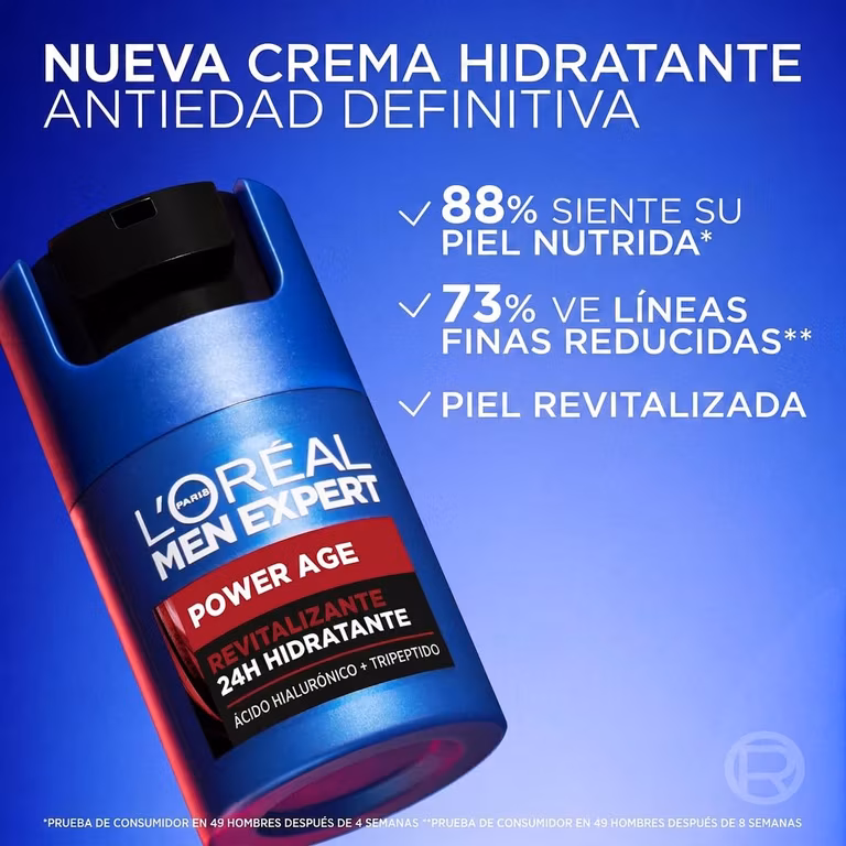 AMAZON: L'Oréal Paris Men Expert Stop Arrugas Crema Antiedad Hidratante 50 ml (Planea y Ahorra)