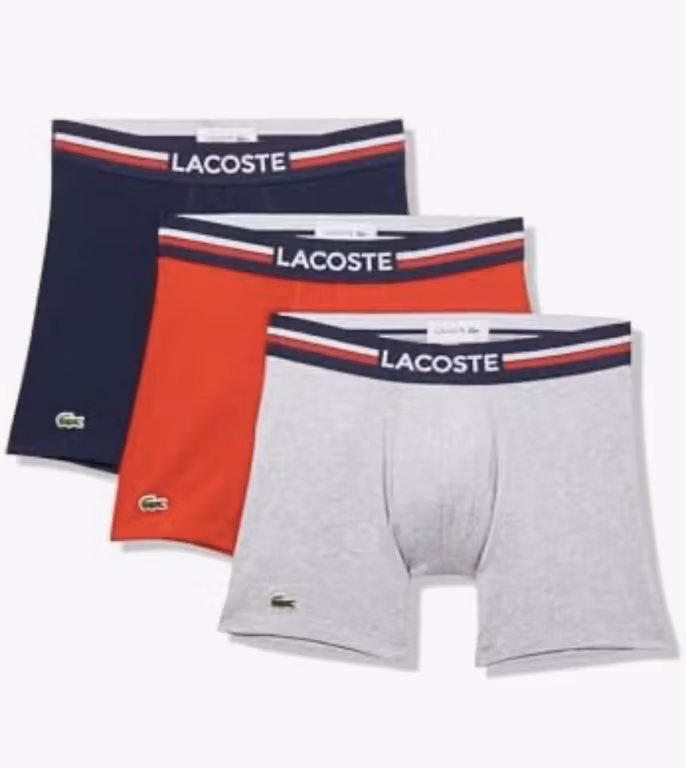 Amazon: Lacoste 3 Pack Underwear Boxer