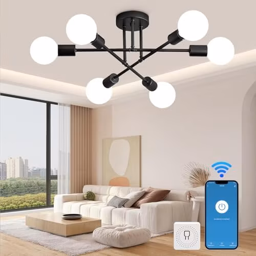 Amazon: Lámpara de Techo Moderna WiFi