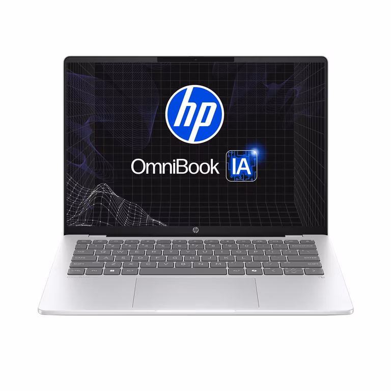 Amazon: Laptop HP OmniBook 5 NGAI 14-he0000la, Snapdragon X, 16GB RAM, 512 GB SSD, 14", Pantalla OLED 2K | con Banorte