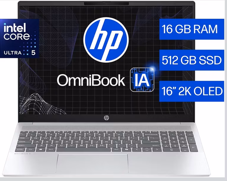 Amazon | HP Laptop OmniBook 5 OLED Intel Core Ultra 5