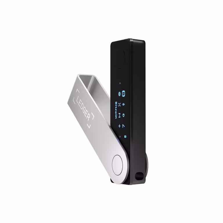 Amazon: Ledger Billetera cripto de Hardware Nano X (Negro) - Bluetooth