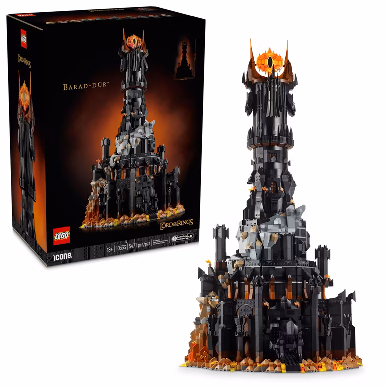 Amazon: Lego Icons El Señor de los Anillos: Barad-dûr