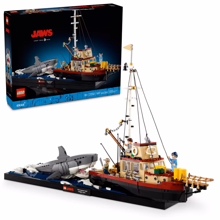 Amazon: LEGO Ideas Tiburón Set, Regalo para Amantes del Cine clásico