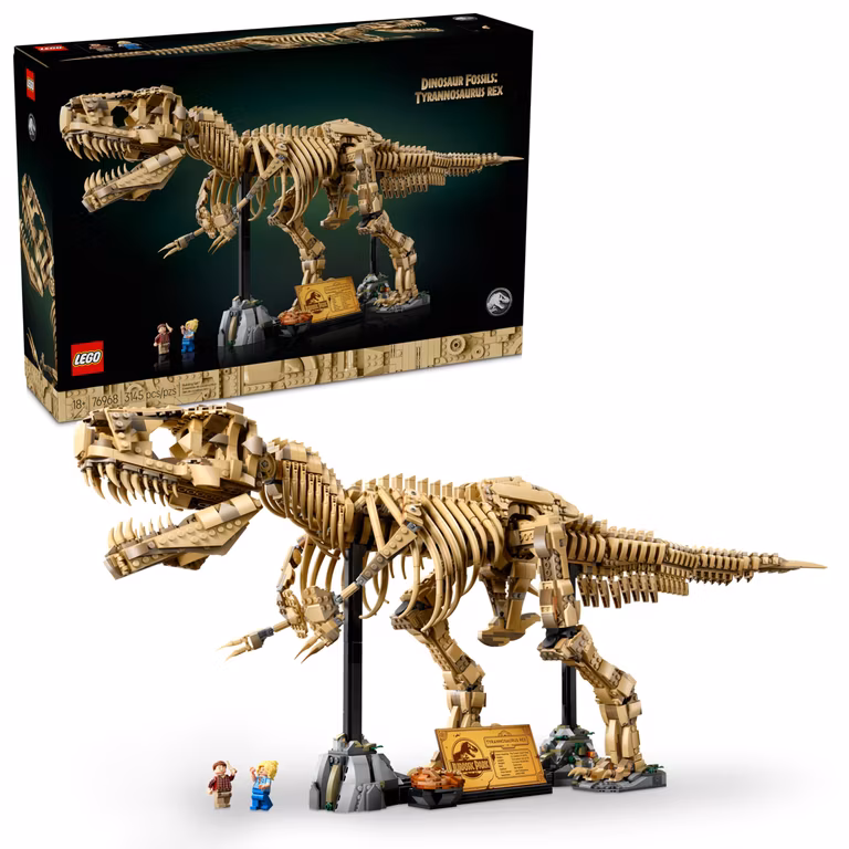 Amazon: LEGO Jurassic World Fósiles de Dinosaurio Tyrannosaurus Rex 76968