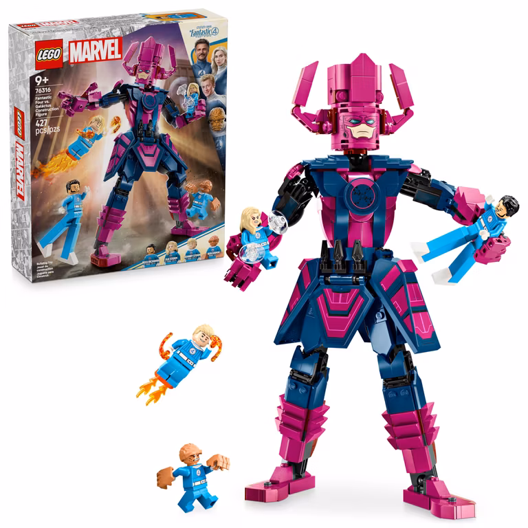 Amazon: Lego marvel los 4 fantásticos primeros pasos vs galactus