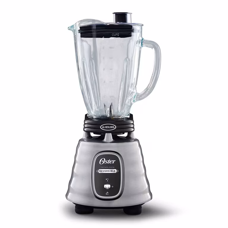 Amazon: Licuadora clásica Oster reversible cromada vaso de vidrio BLSTBESTE013