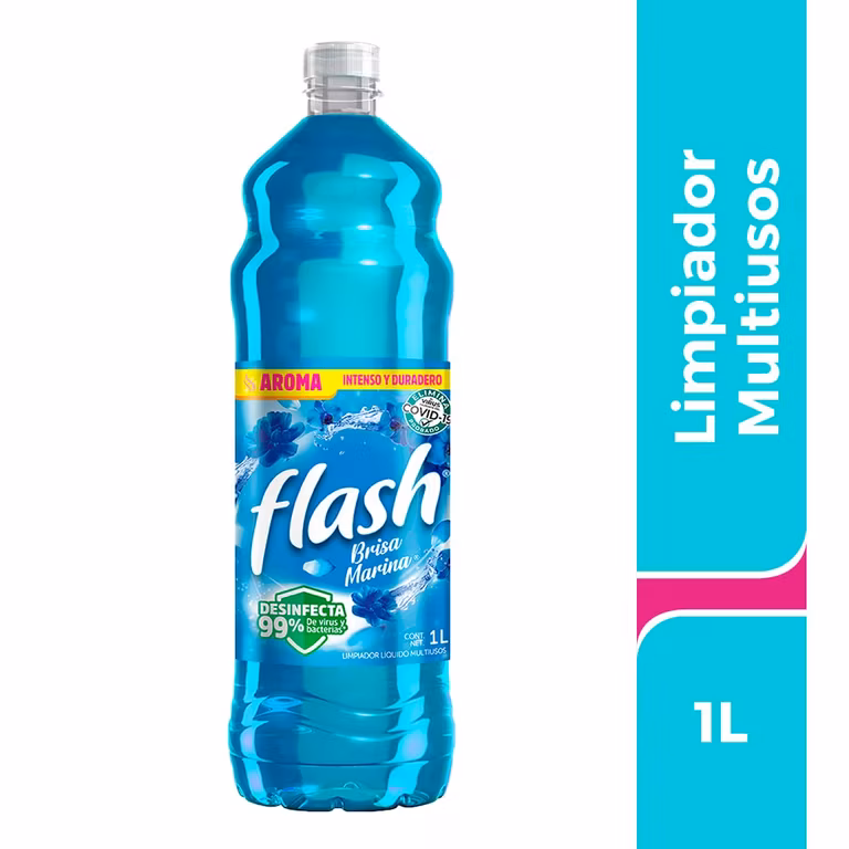 AMAZON: Limpiador multiusos Flash Brisa Marina 1L