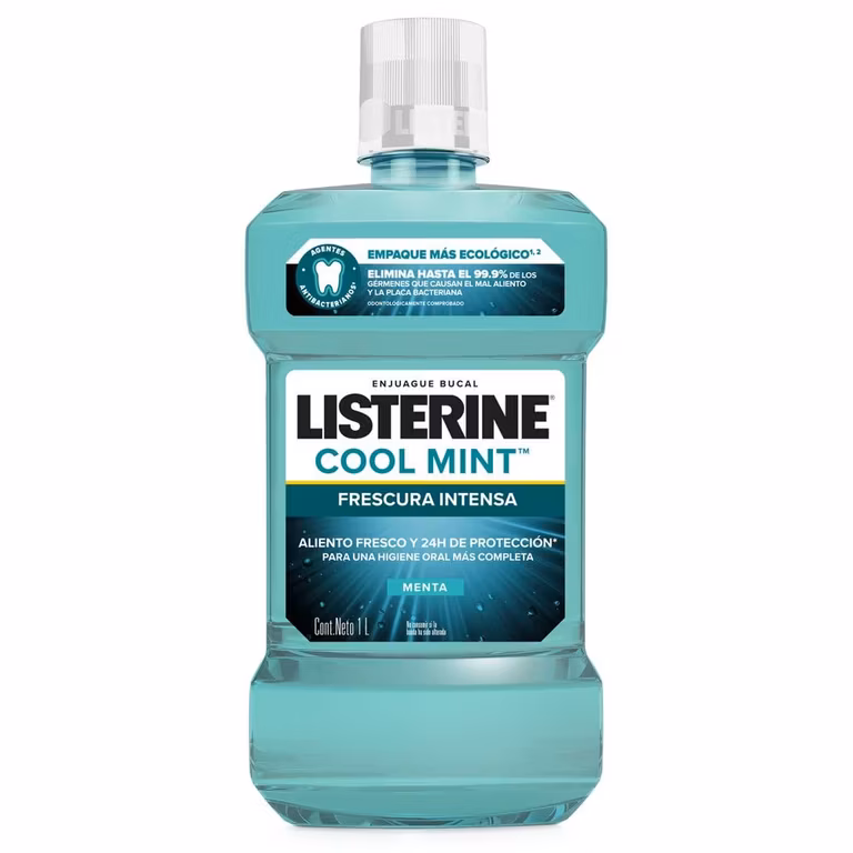 Amazon: Listerine Cool Mint 1 LT (con planea y ahorra)