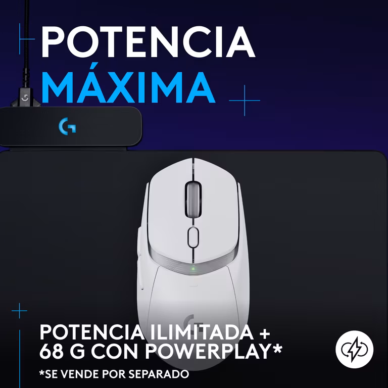 AMAZON: Logitech G309 Mouse inalámbrico, Sensor Hero 25K, 300+ Horas con una batería, 6 Botones programables, PC y Mac - Blanco