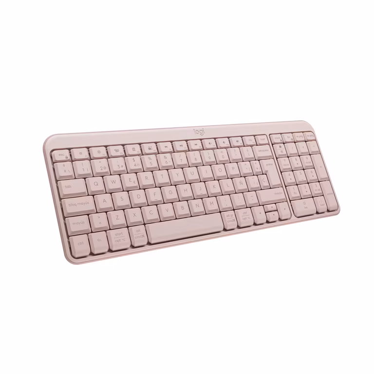 Amazon: Logitech K250 Teclado Compacto Bluetooth para Windows, ChromeOS ó iOS, Batería de 12 Meses - Color Rosa