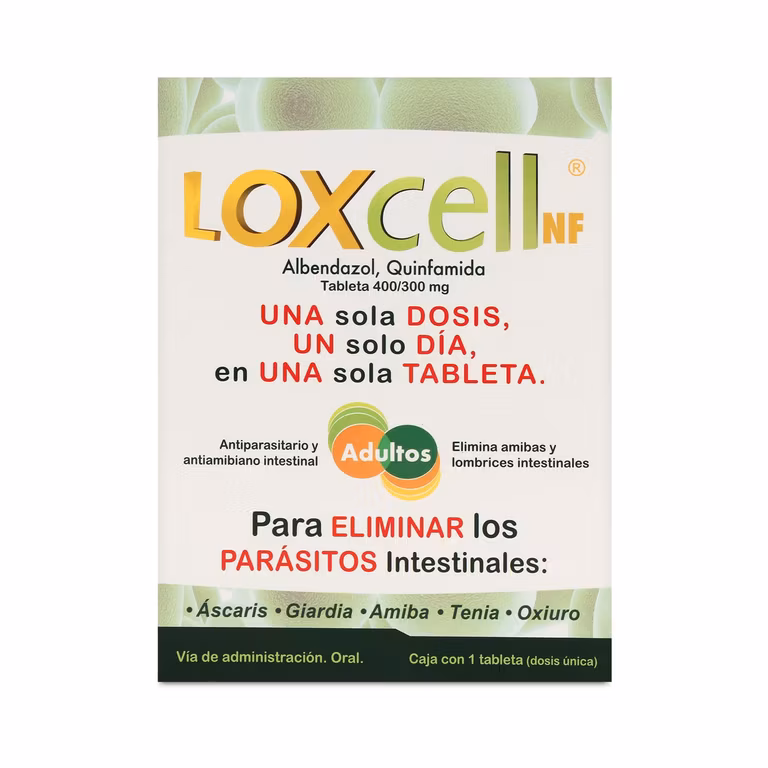 Amazon: Loxcell NF Tableta, 400/300 Mg | antiparasitario
