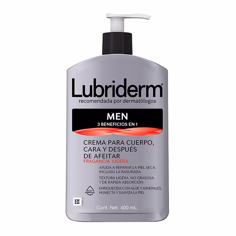 Amazon: Lubriderm Fragancia Ligera, 400 Ml, Pack of 1