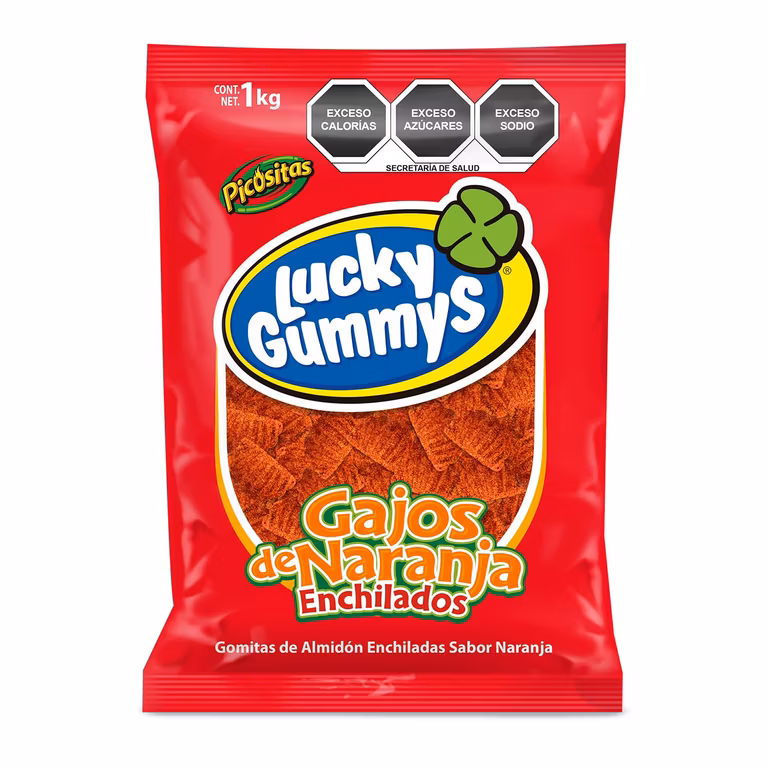 AMAZON: LUCKY GUMMYS GAJOS DE NARANJA ENCHILADOS 1kg